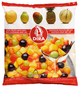 Fruchtsalat Exotic Mix mit Saft 5x1kg